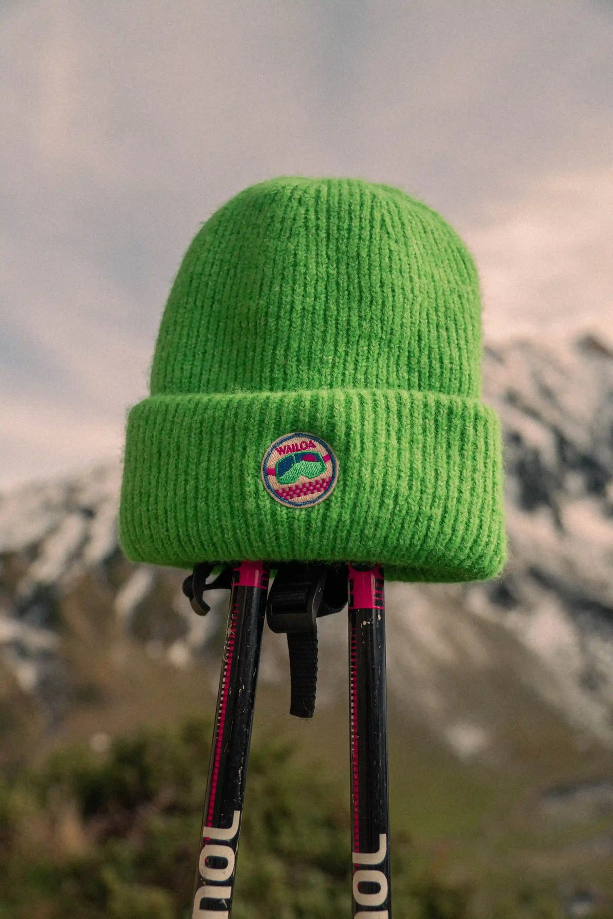 Bonnet Flocon vert – Waïloa (vue 2)