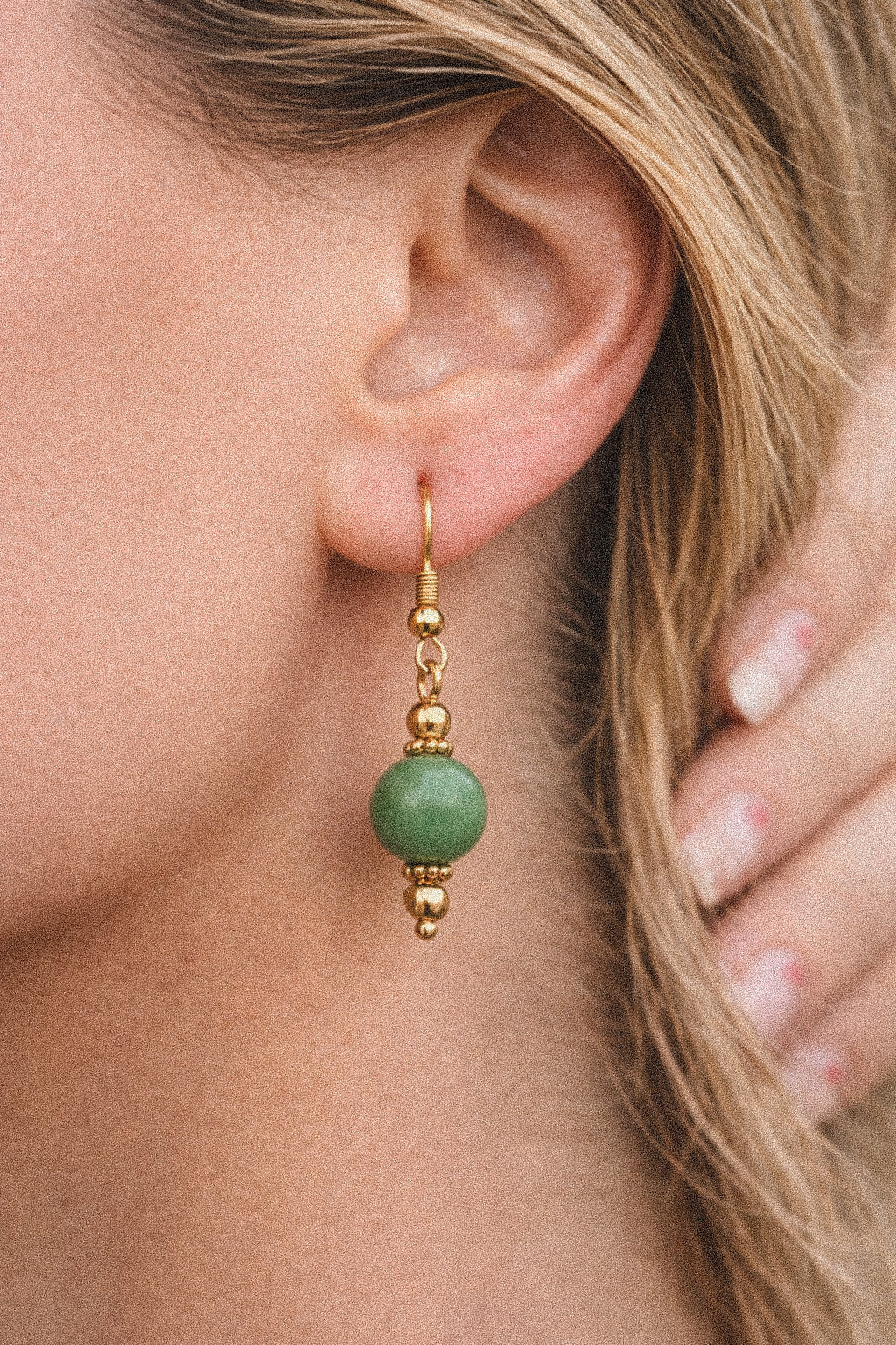 Boucles d'oreilles Lou vertes – Waïloa