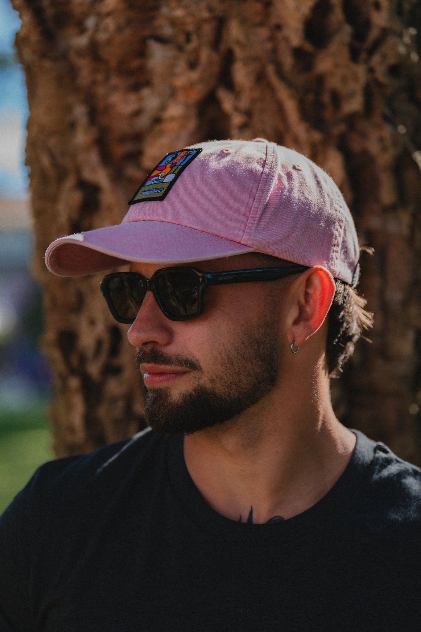 Casquette rose Joy homme – Waïloa (vue 2)
