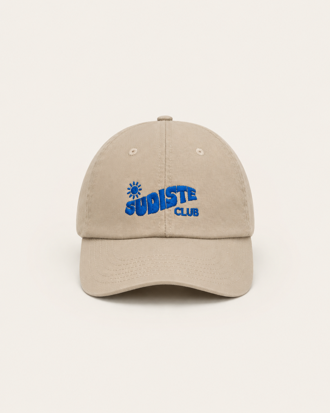 Casquette Sudiste Club beige/bleu – Waïloa