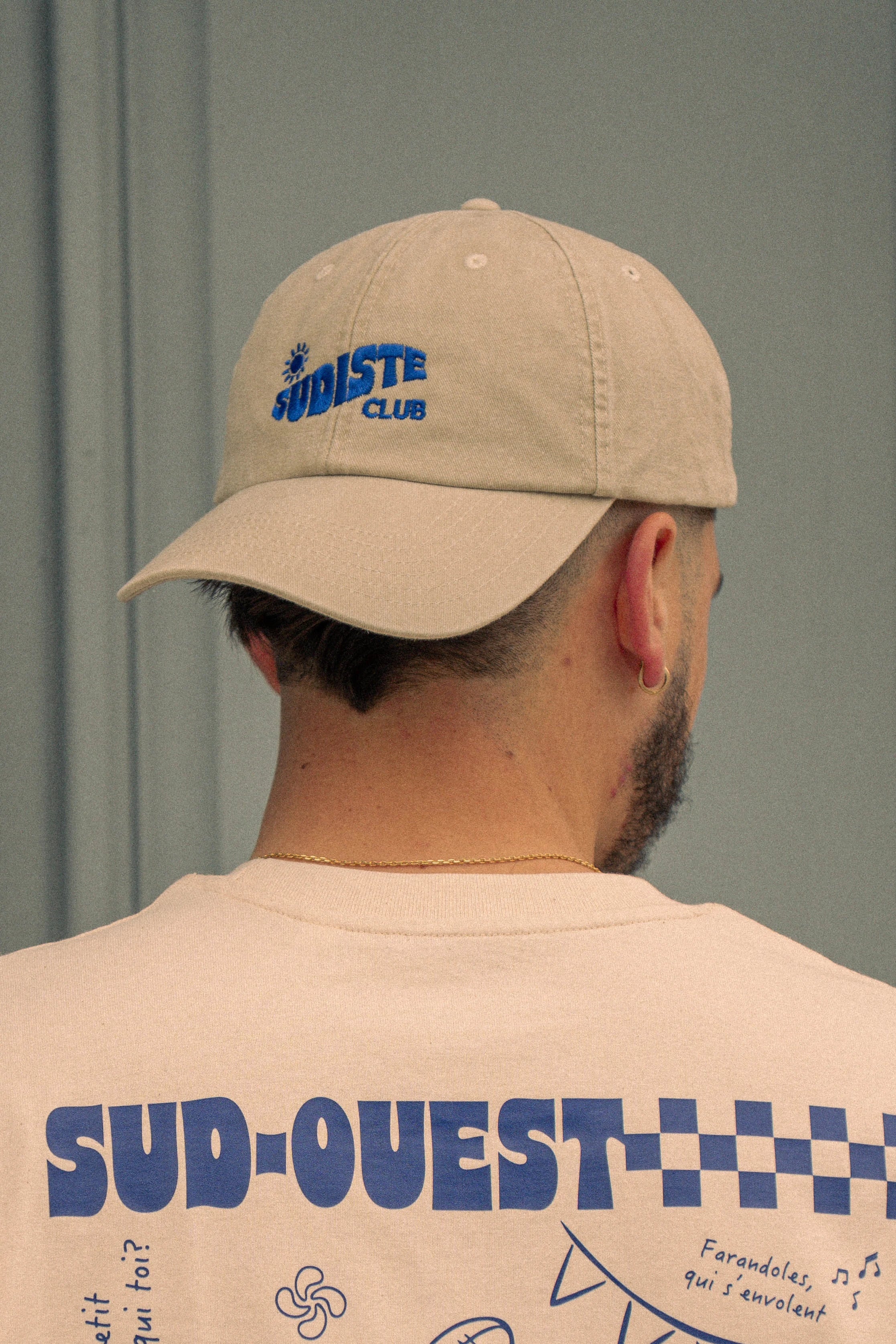 Casquette Sudiste Club beige/bleu – Waïloa (vue 3)
