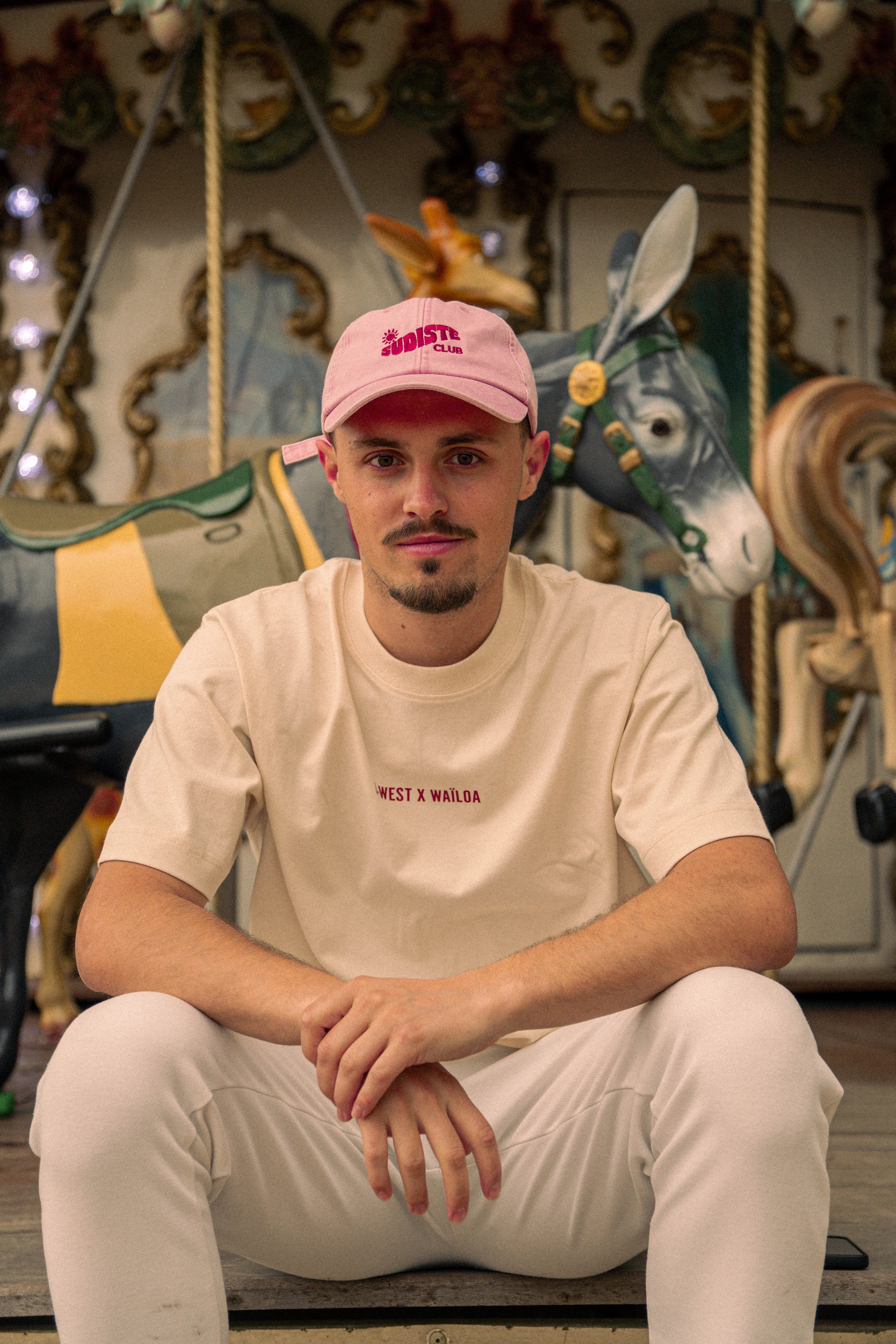 Casquette Sudiste Club rose/rouge – Waïloa (vue 5)