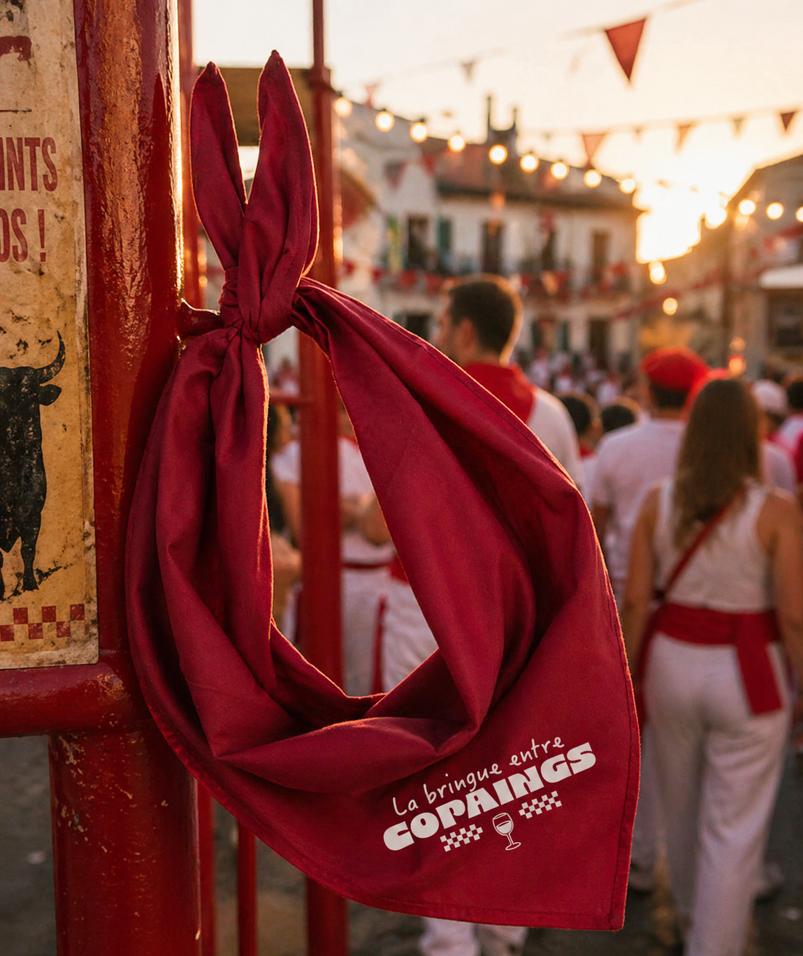 Foulard Sud-Ouest rouge blanc – Waïloa