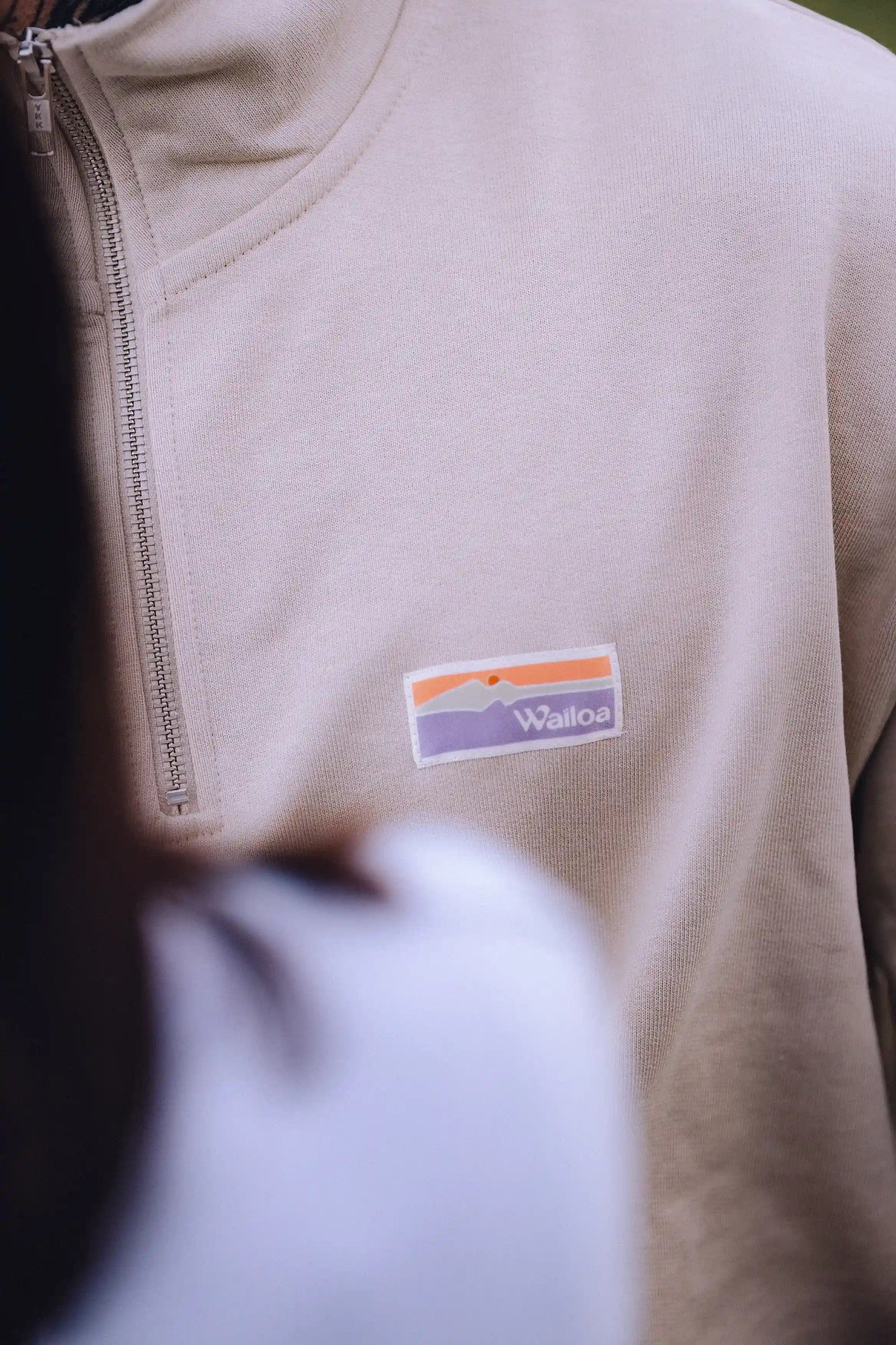 Pull col camionneur Montis beige homme – Waïloa (vue 2)
