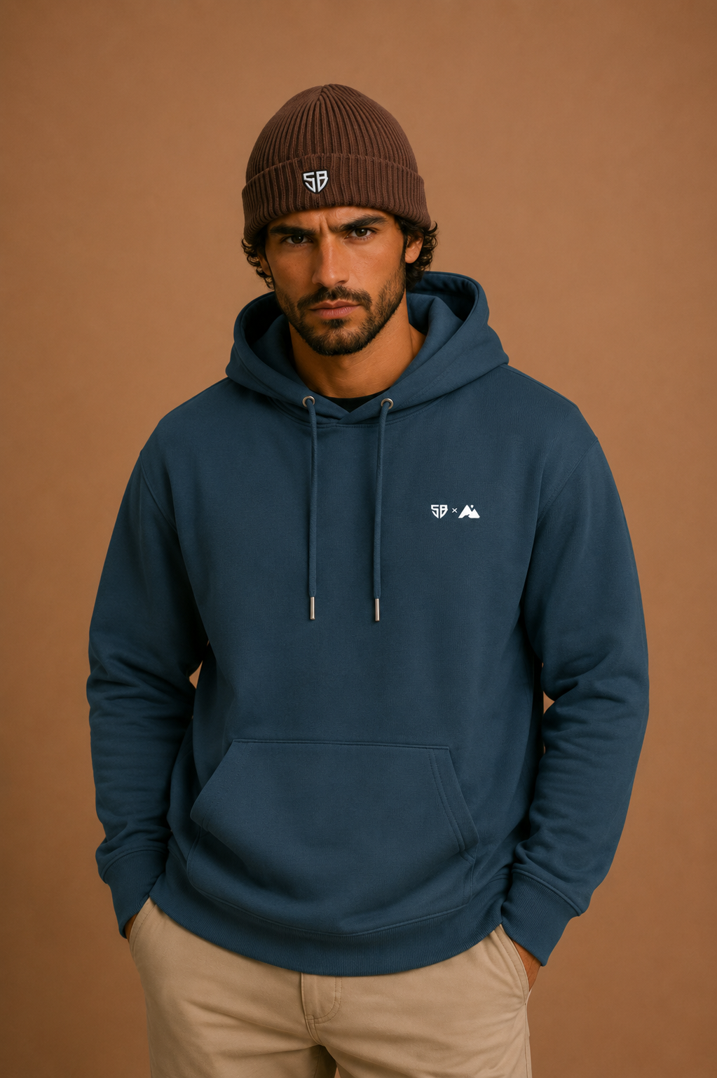 Sweat à capuche Capsule bleu paon | Stade Bagnerais x Waïloa