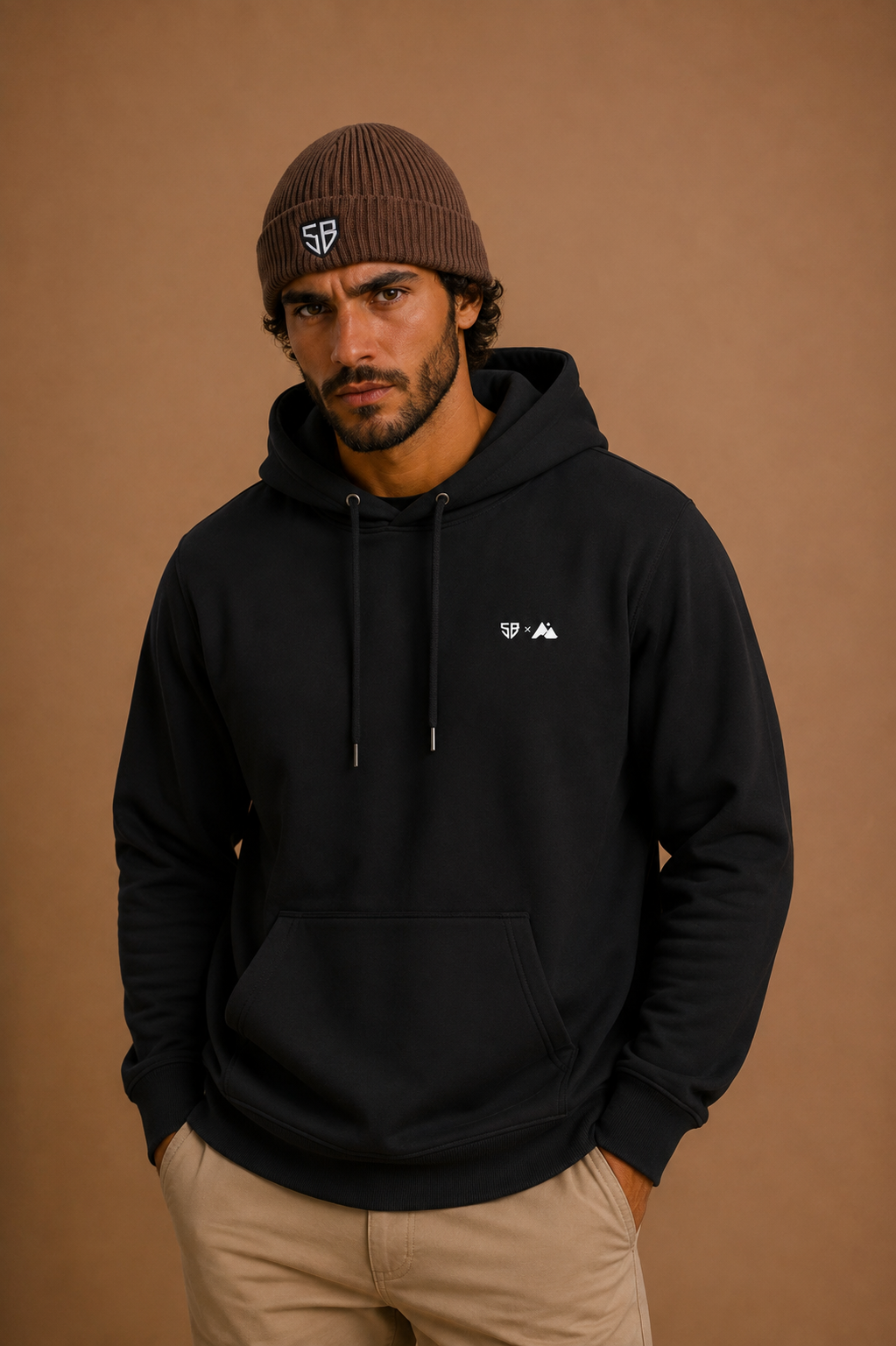 Sweat à capuche Capsule noir | Stade Bagnerais x Waïloa (vue 2)