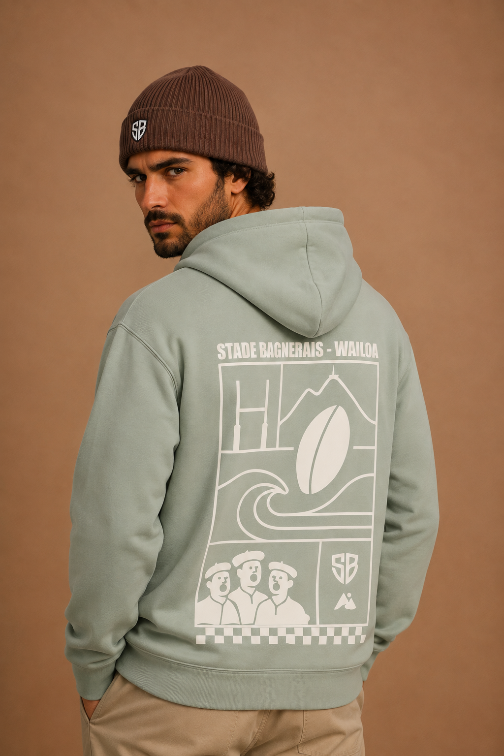 Sweat Capsule vert d'eau | Stade Bagnerais x Waïloa