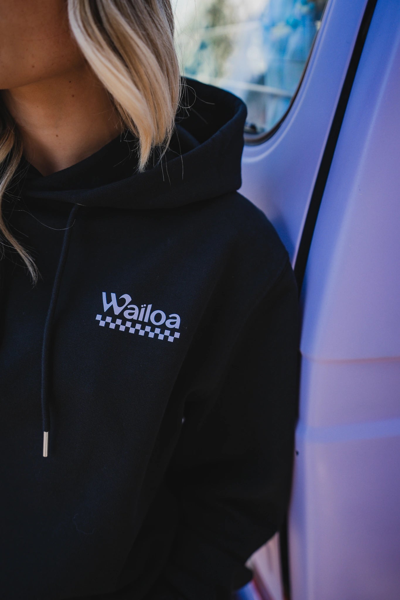 Sweat noir Soléa Femme – Waïloa (vue 2)