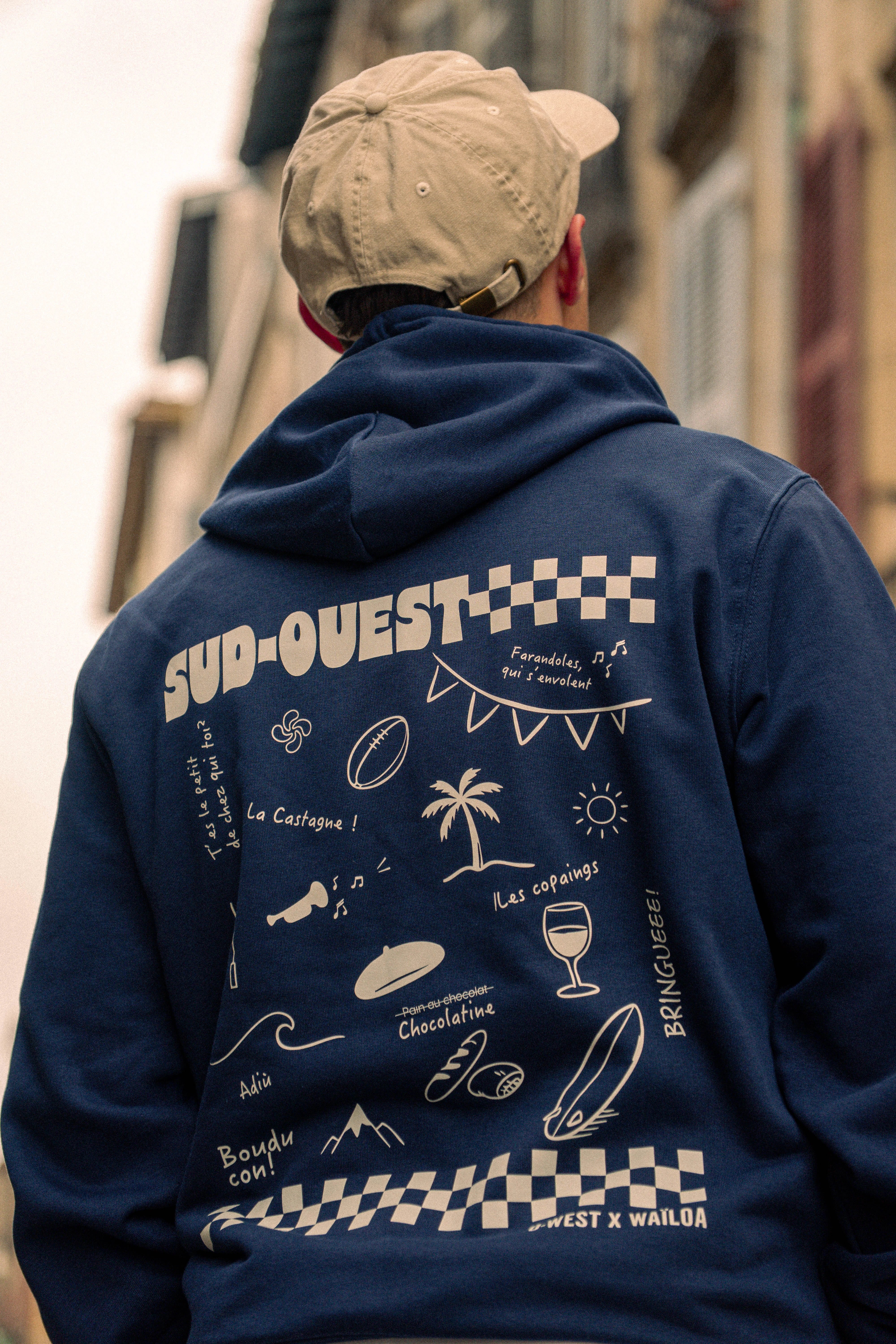 Sweat Sud-Ouest marine – Waïloa (vue 2)