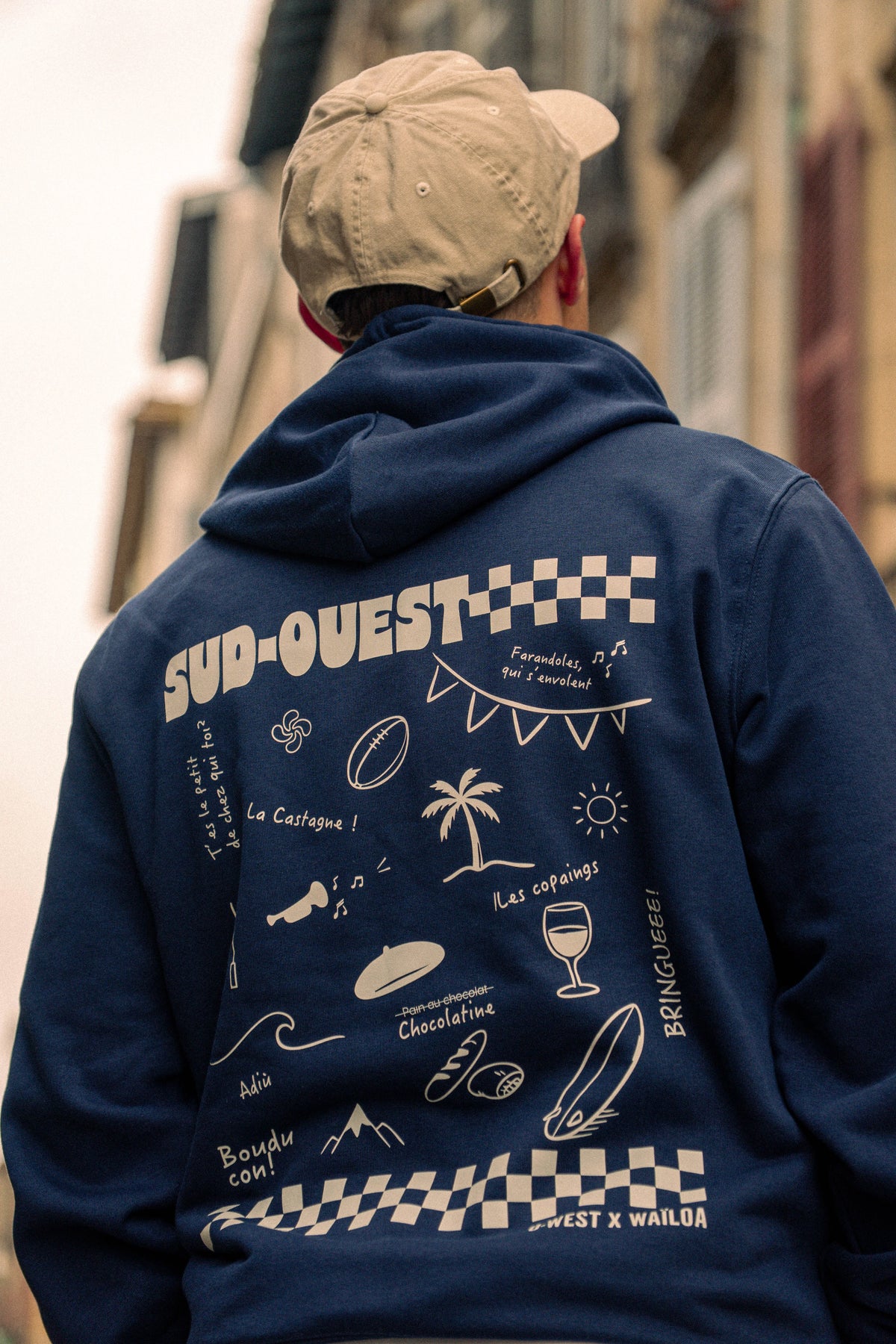 Sweat Sud-Ouest marine – Waïloa (vue 2)