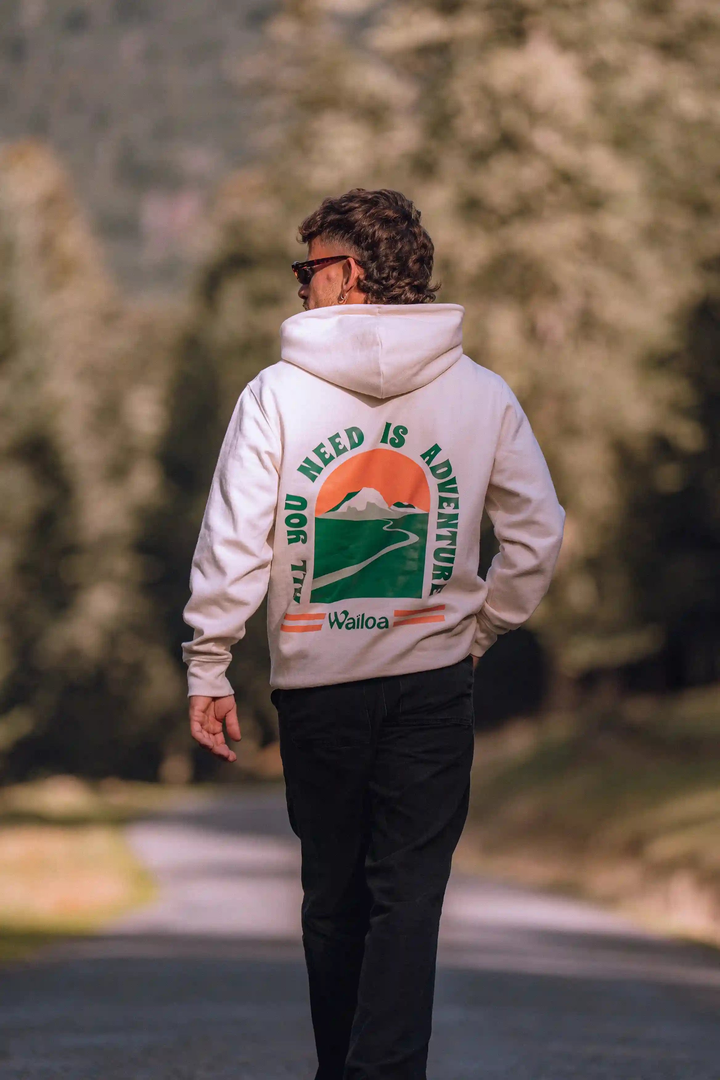 Sweat Wander beige Homme – Waïloa
