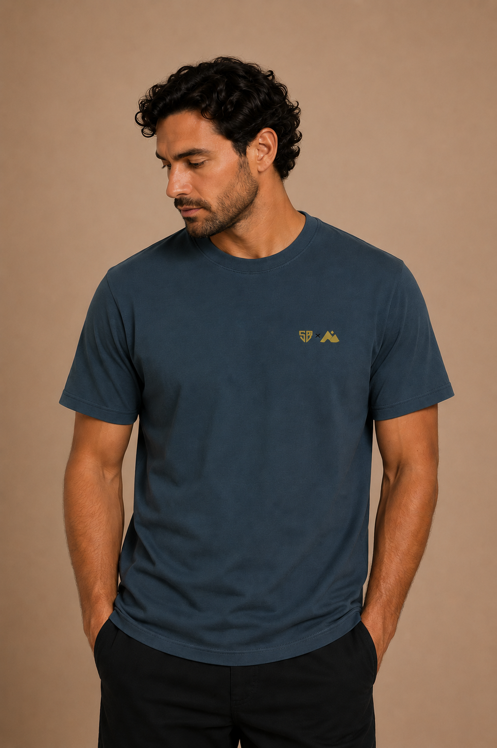 T-shirt Basic bleu paon | Stade Bagnerais x Waïloa