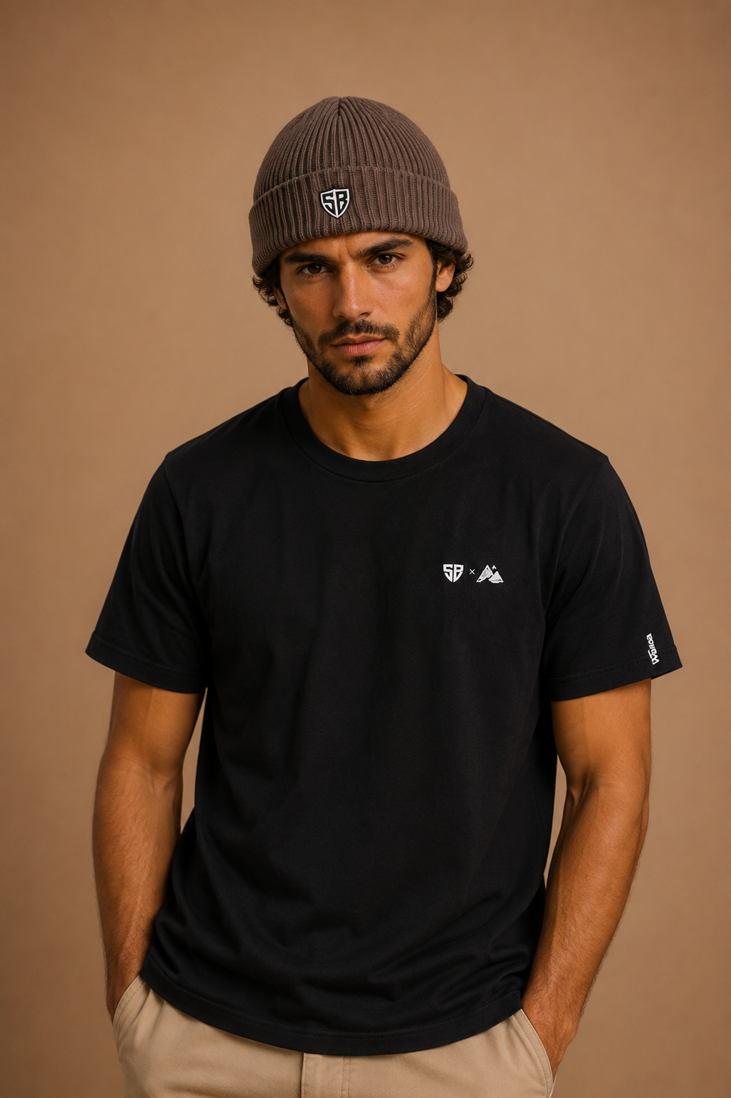 T-shirt Basic noir/blanc | Stade Bagnerais x Waïloa
