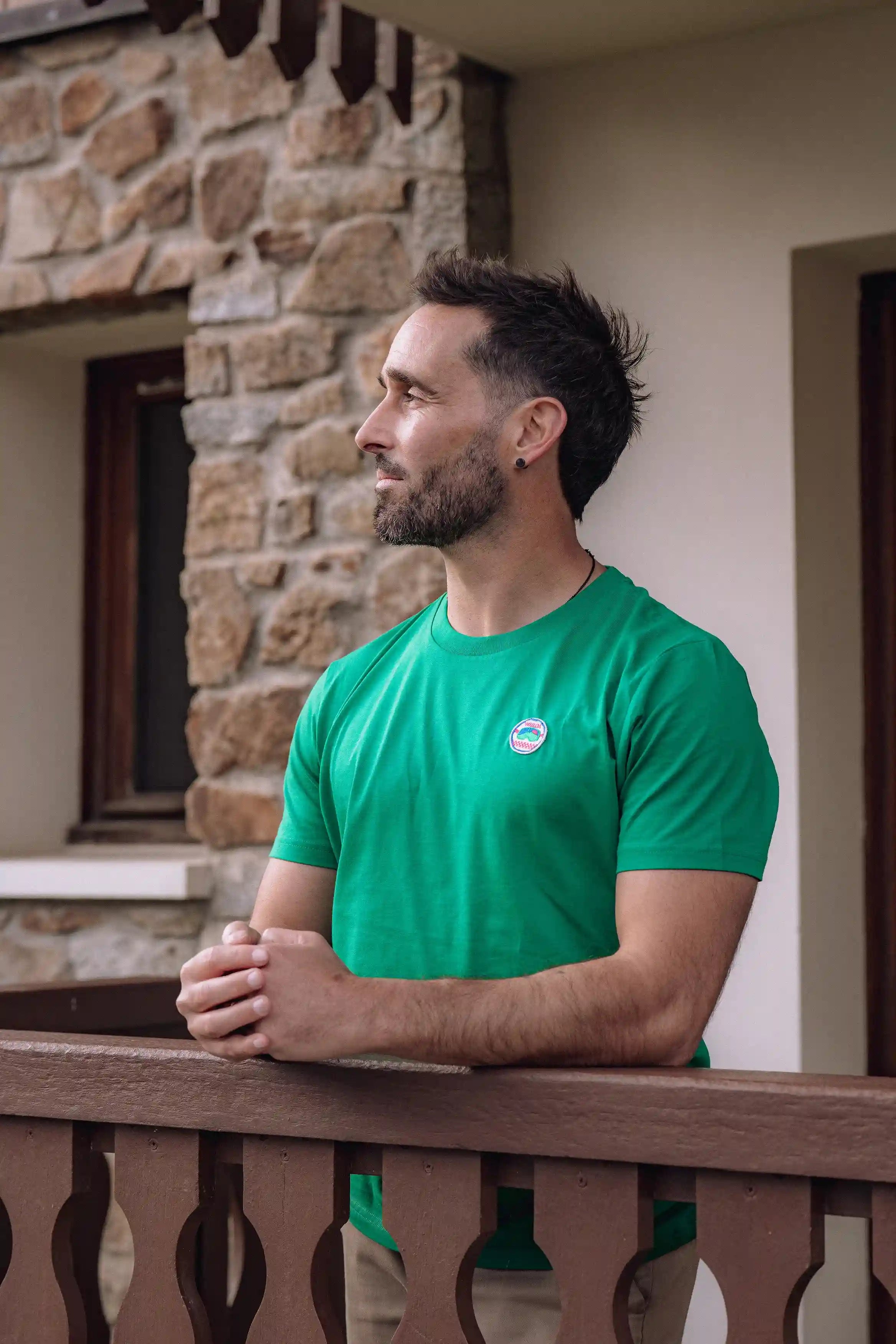 T-shirt Ice vert homme – Waïloa