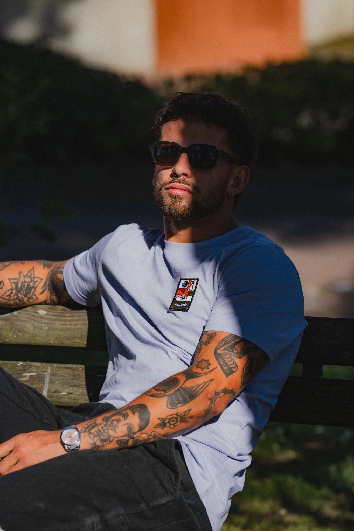 T-shirt lilas Yana Homme – Waïloa