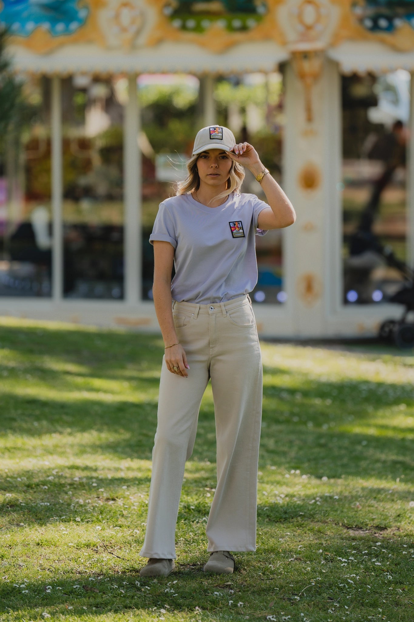 T-shirt lilas Yana Femme – Waïloa (vue 4)