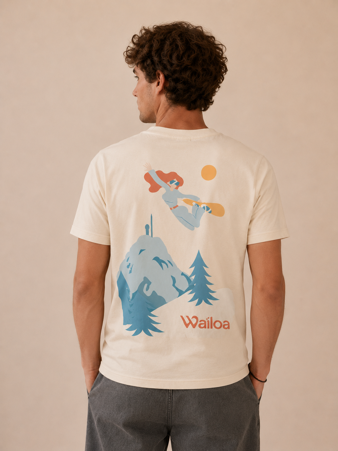 T-shirt oversize Snow – Waïloa