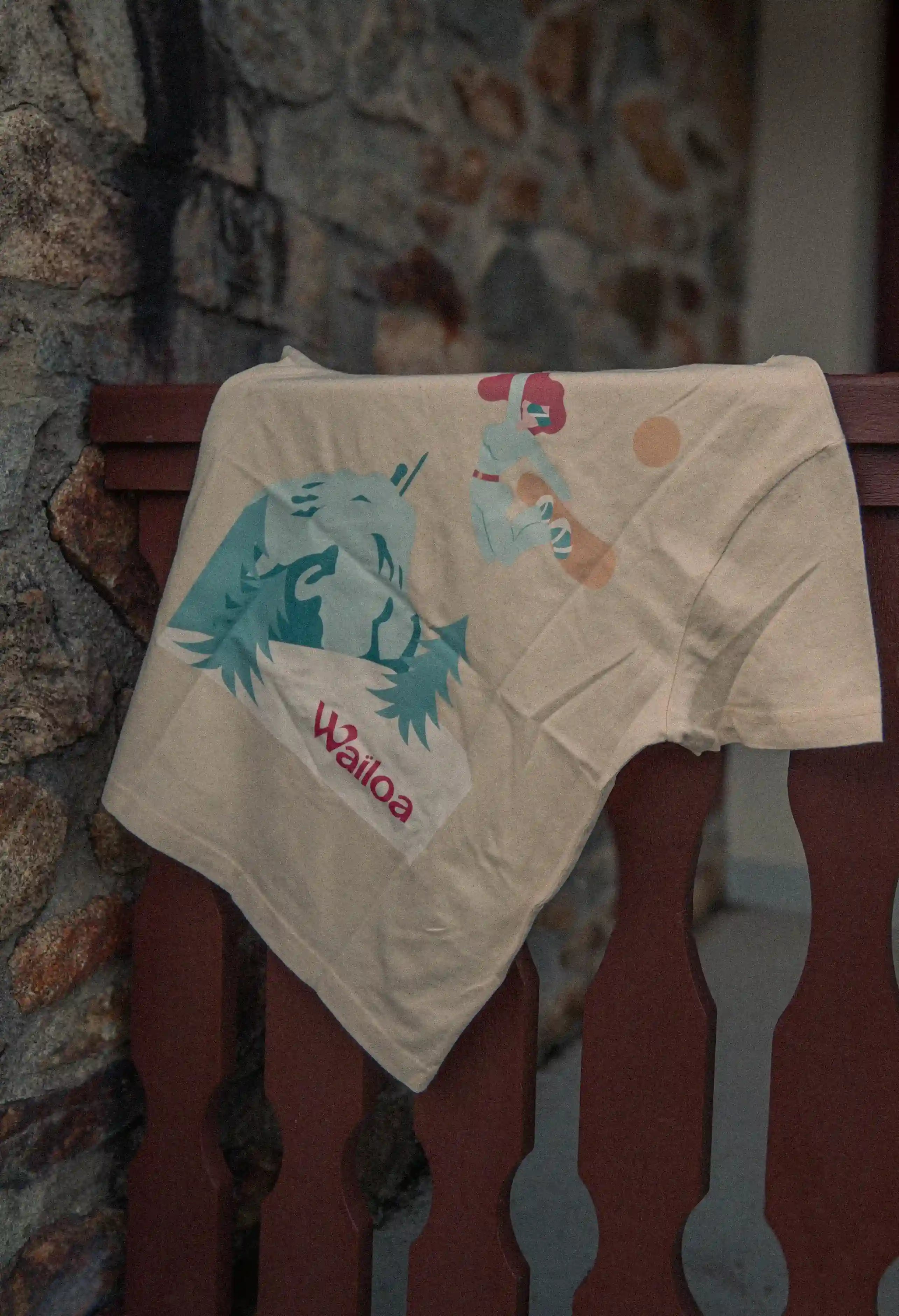 T-shirt oversize Snow – Waïloa (vue 5)