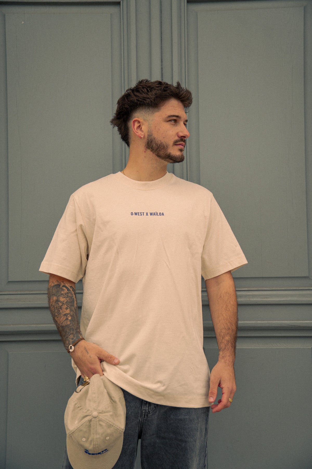 T-shirt Sud-Ouest écru/bleu – Waïloa (vue 2)