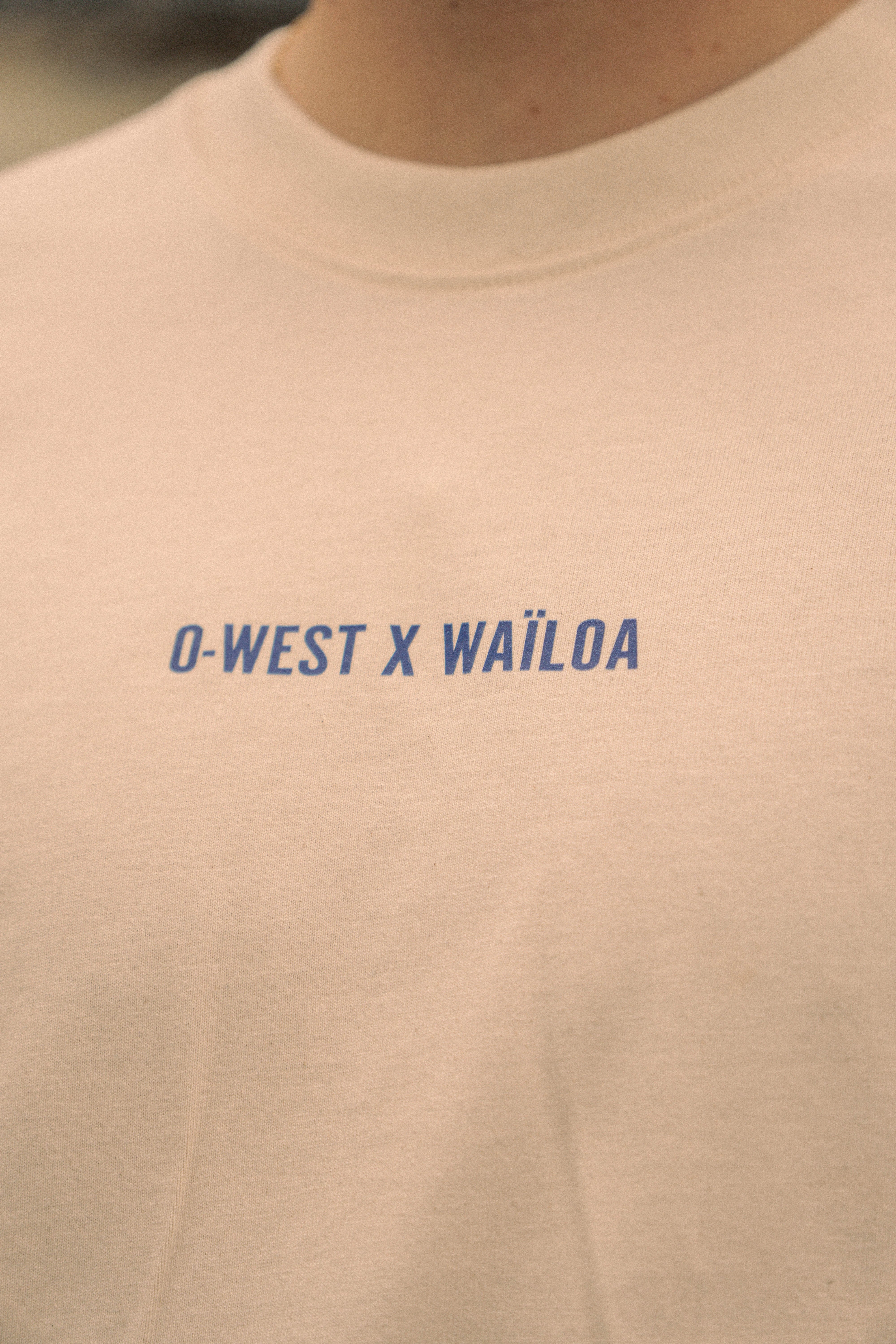 T-shirt Sud-Ouest écru/bleu – Waïloa (vue 3)