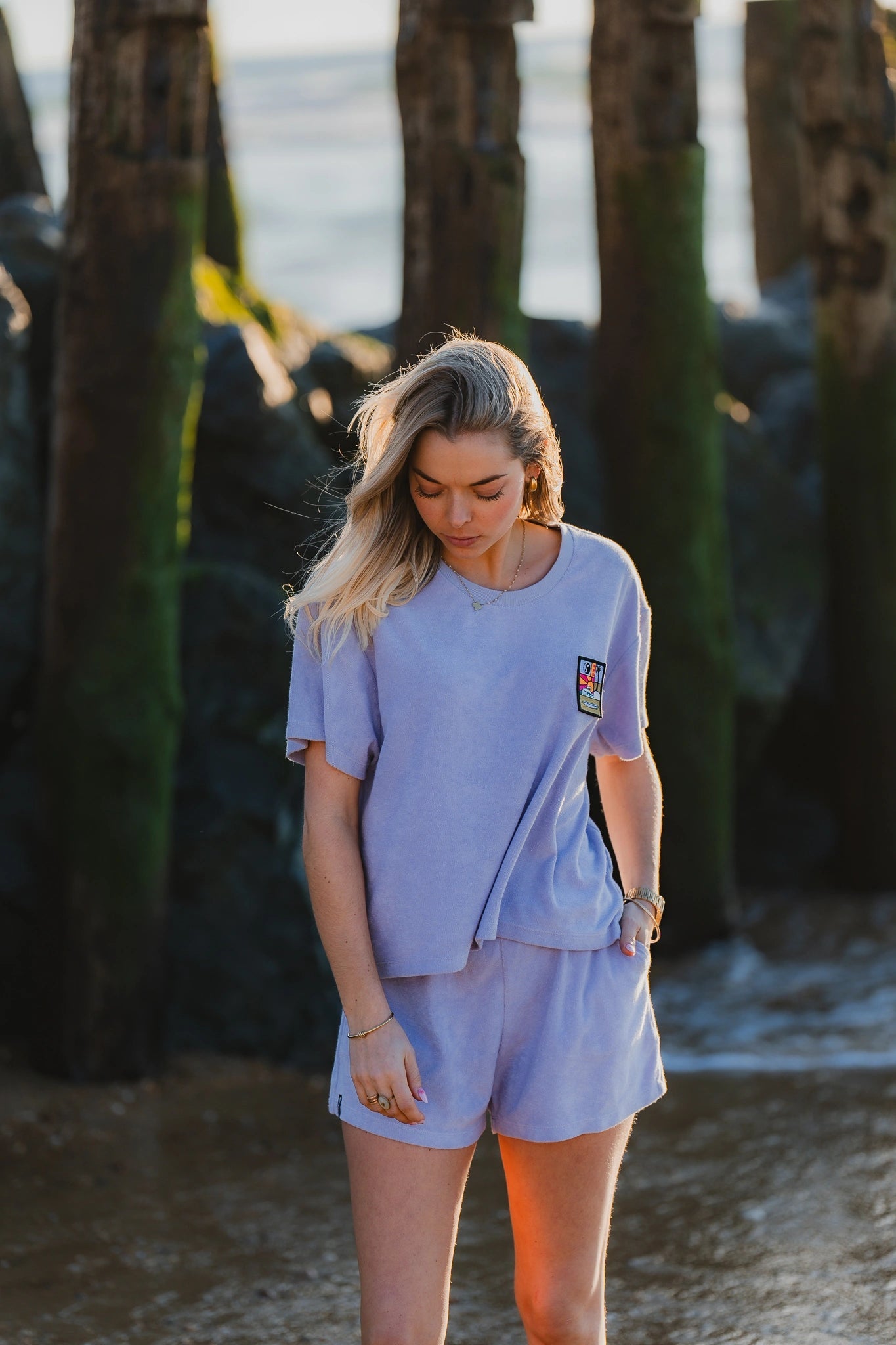 T-shirt violet Nalu – Waïloa (vue 3)